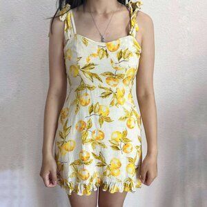 Urban Outfitters Jolene linen mini dress (Size S)